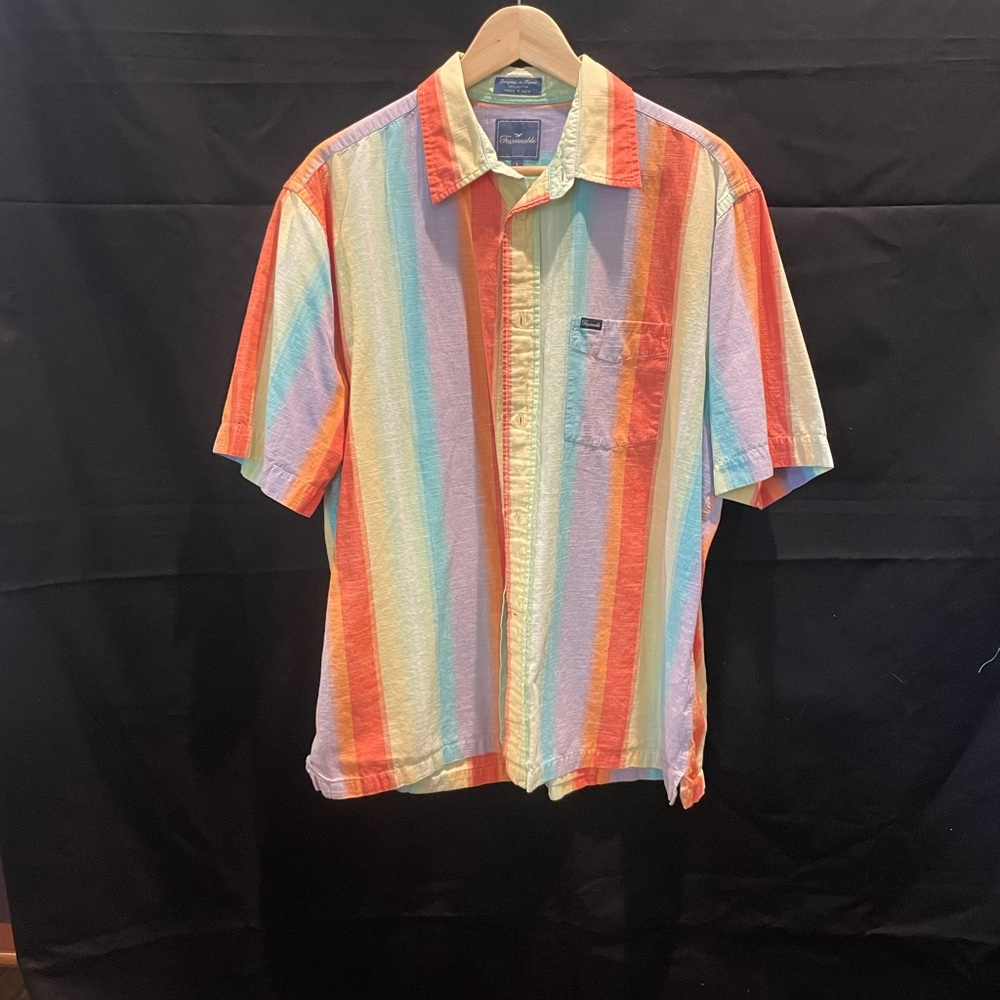 Faconnable Multicolor Striped Casual Shirt